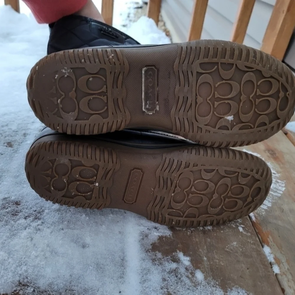 Coach Samara Quilted Boots Size 6